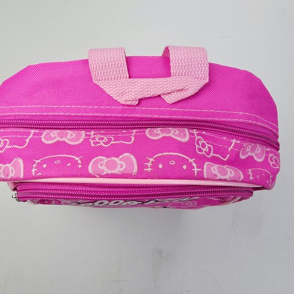 Hello Kitty Pink Backpack Adjustable Strap Two Front Pockets Two Side Pockets - Picture 7 of 10